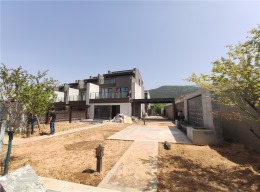泰安小区润英美庐联排别墅新中式风格300㎡在施工地实景案例