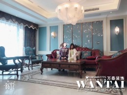 泰安润英美庐360㎡美式风格装修实景验收-牛嘉伟