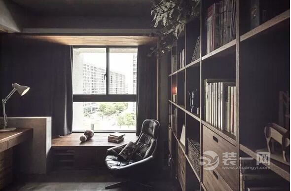 93平日式简约三居室装修效果图